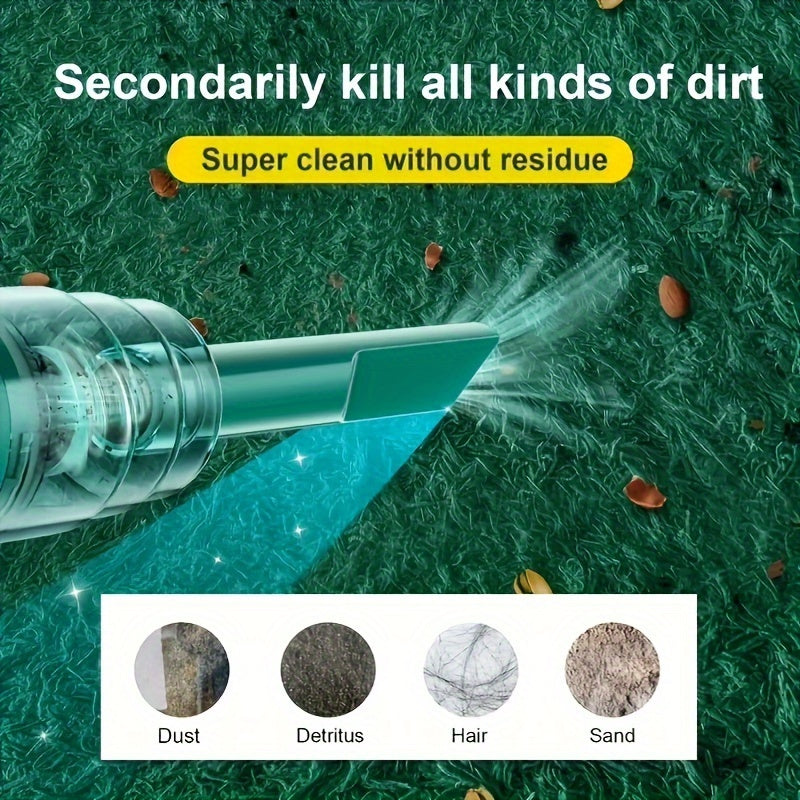 PowerClean - Portable USB Rechargeable Vacuum Cleaner for Car and Home