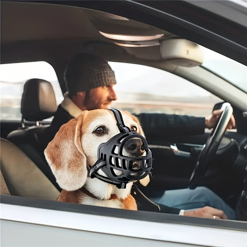 Adjustable Dog Muzzle – Breathable and Safe for Training and Walking