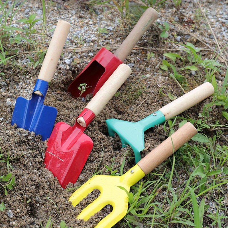 Colourful Children's Garden and Sand Tool Set – Outdoor and Garden Toy Set