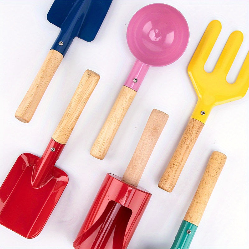 Colourful Children's Garden and Sand Tool Set – Outdoor and Garden Toy Set