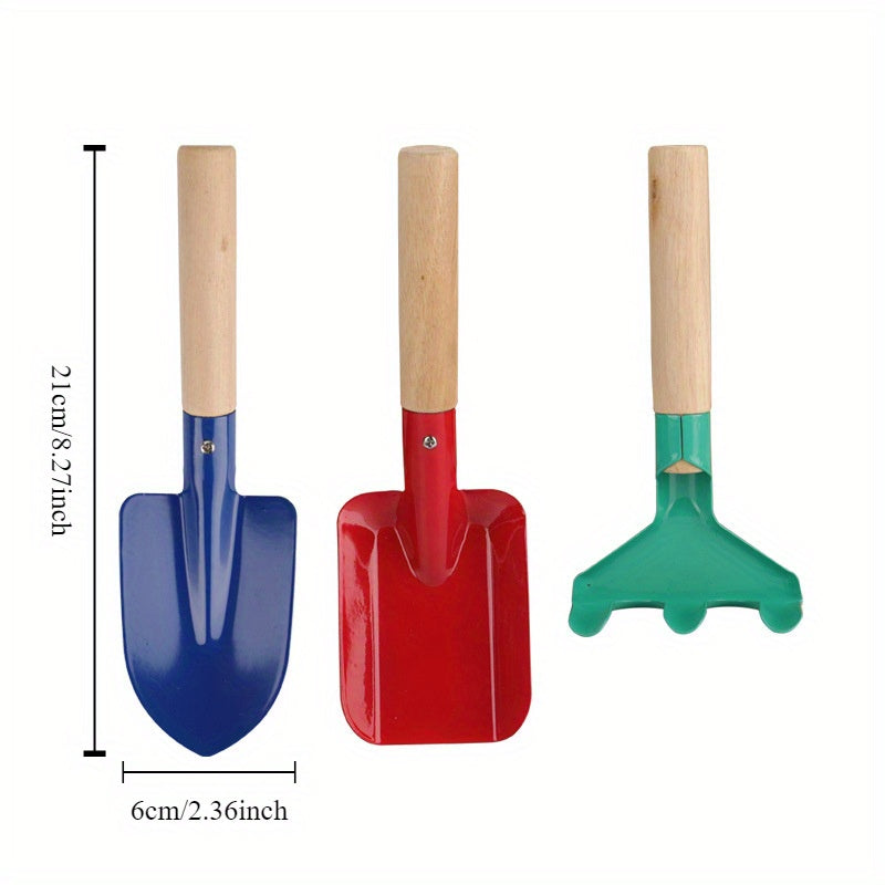 Colourful Children's Garden and Sand Tool Set – Outdoor and Garden Toy Set