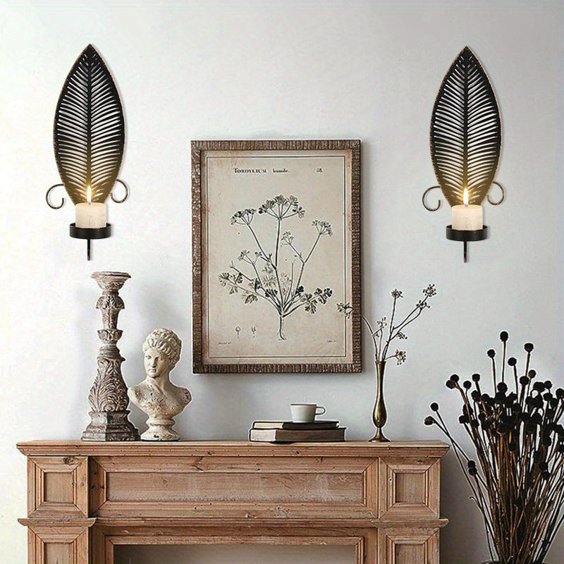 Leaf-Pattern Wall Lamps - Atmospheric Decoration for Any Room