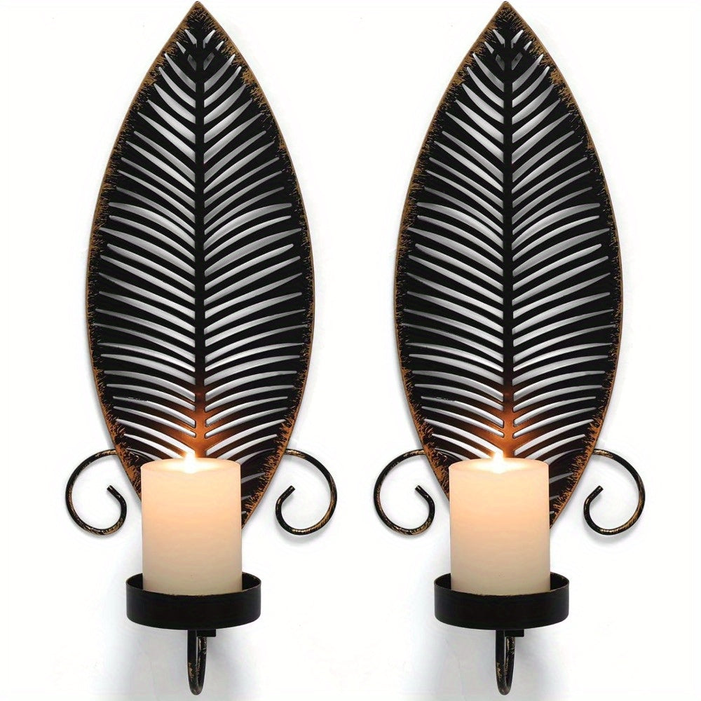 Leaf-Pattern Wall Lamps - Atmospheric Decoration for Any Room