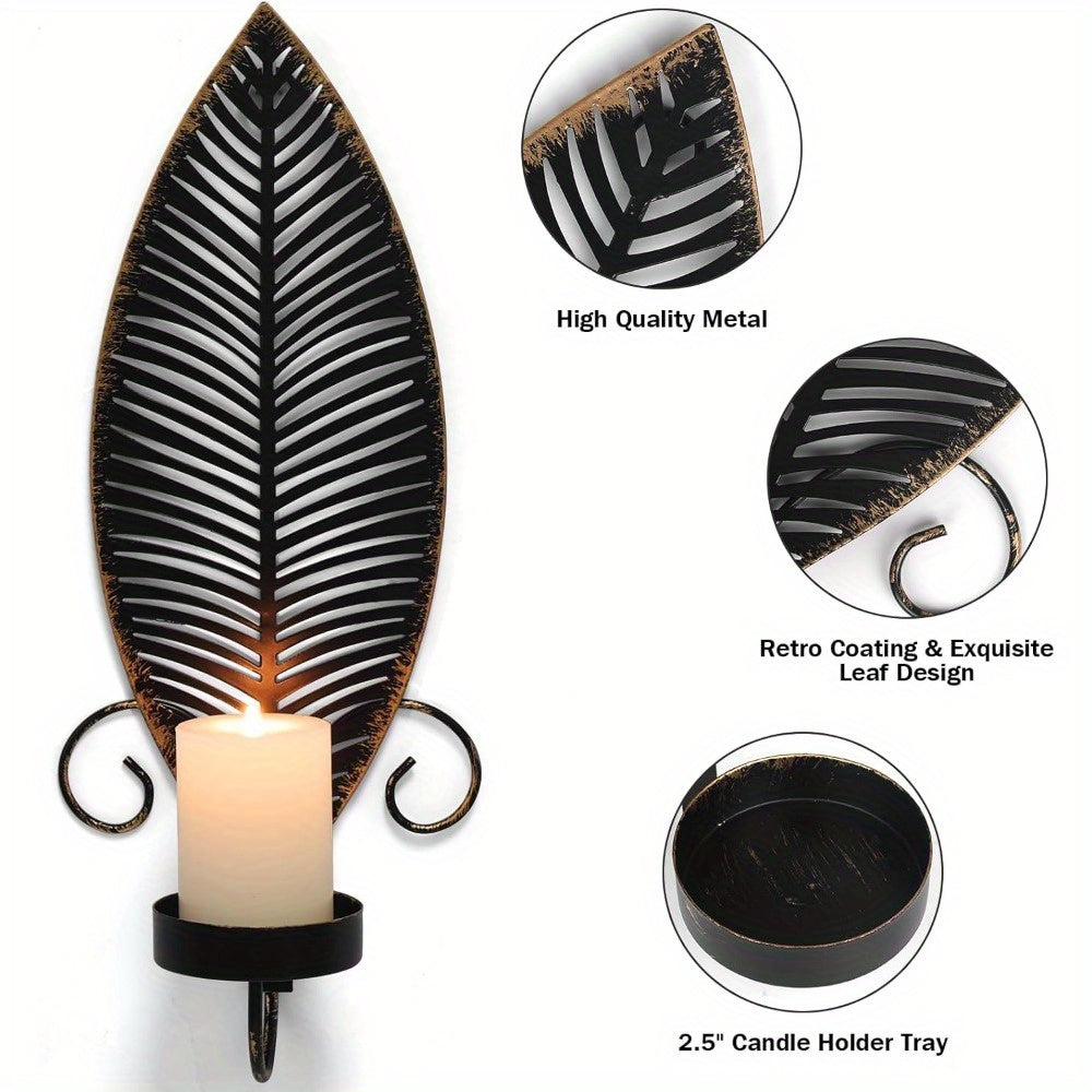 Leaf-Pattern Wall Lamps - Atmospheric Decoration for Any Room