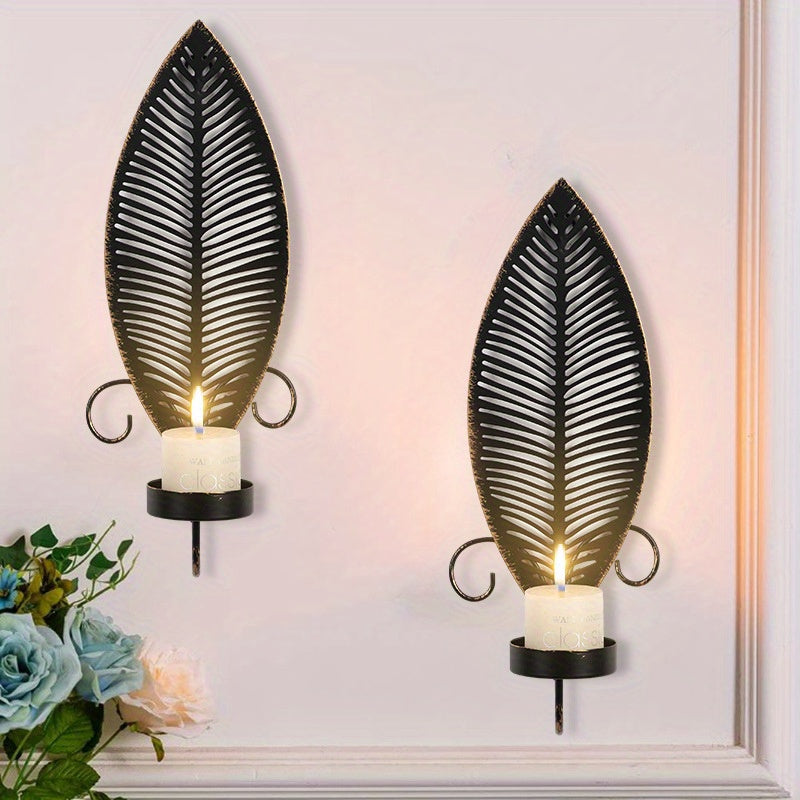 Leaf-Pattern Wall Lamps - Atmospheric Decoration for Any Room