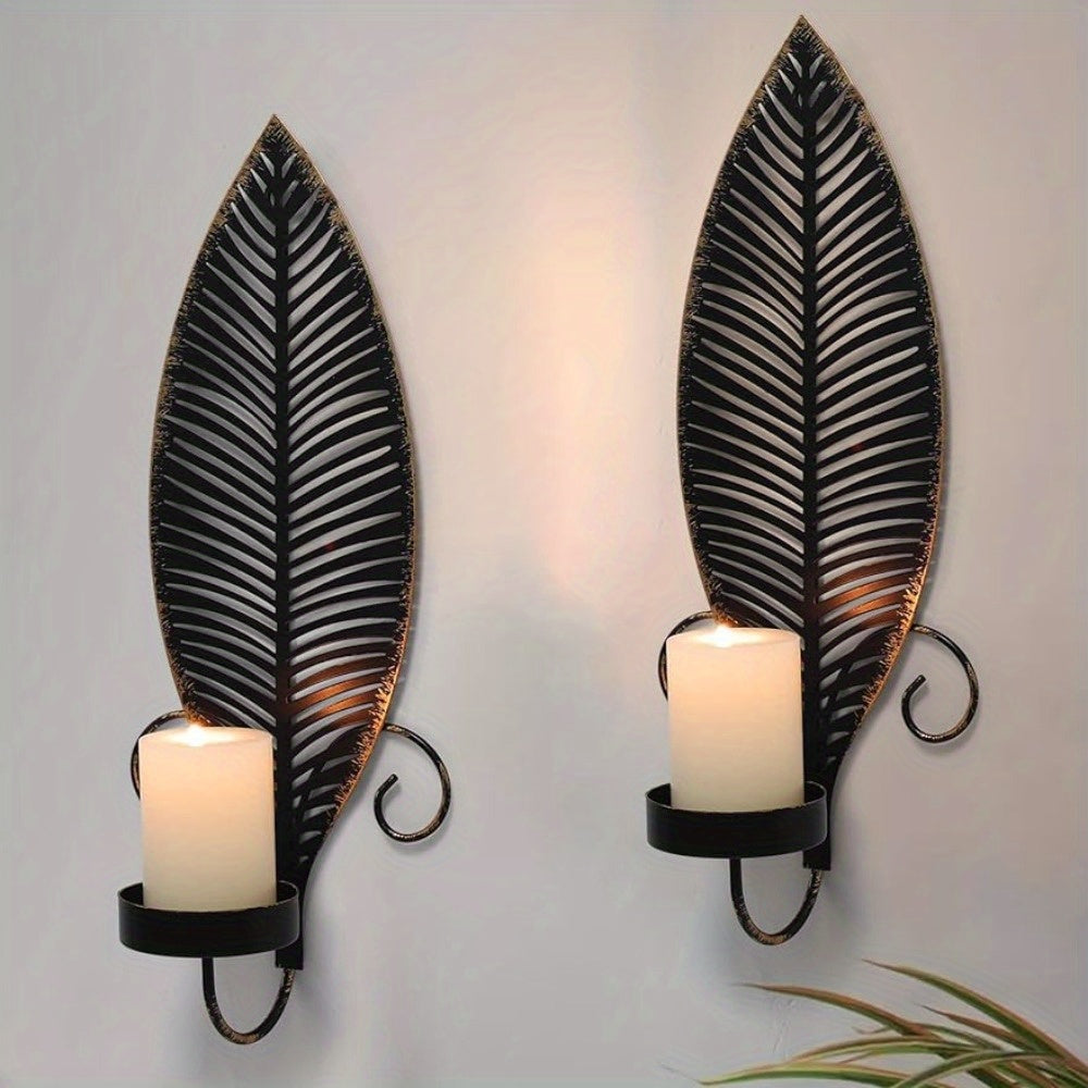 Leaf-Pattern Wall Lamps - Atmospheric Decoration for Any Room