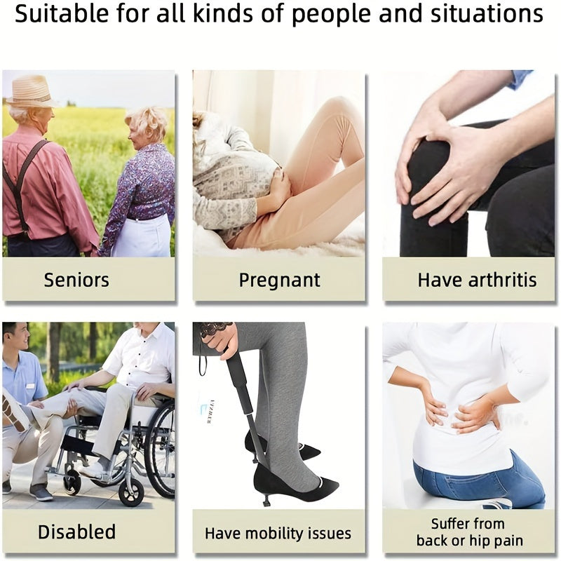 Practical Extendable Shoe Horn - Easy to Put On and Take Off