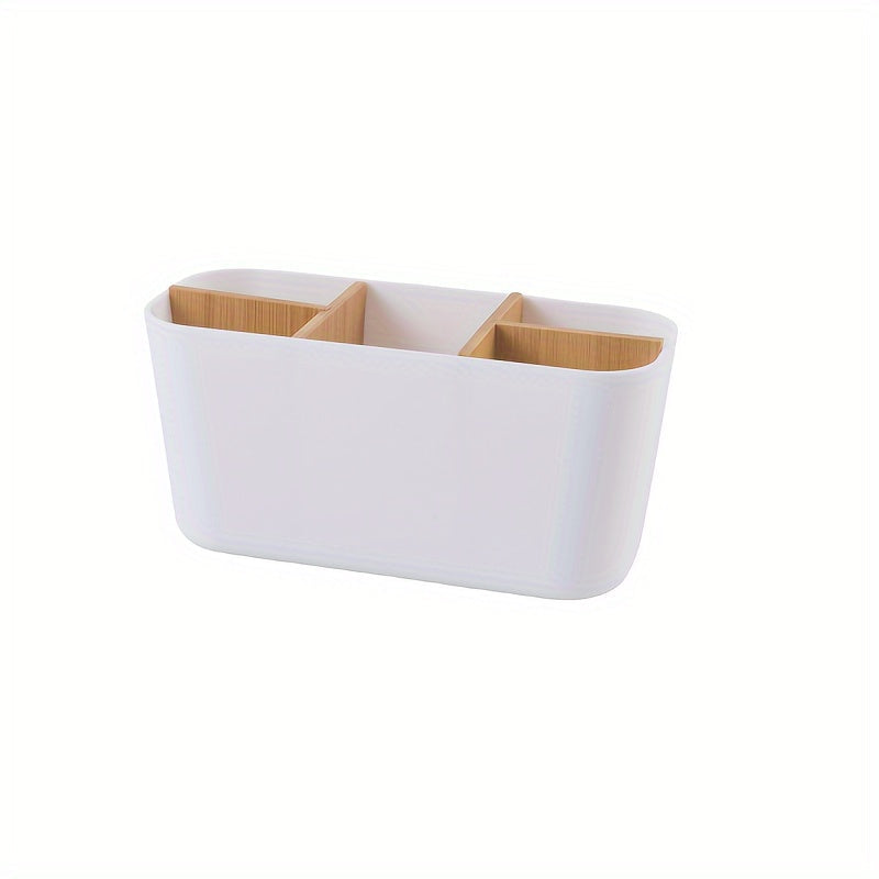 Modern Toothbrush Holder with 5 Compartments – Stylish and Organised for Bathroom Use