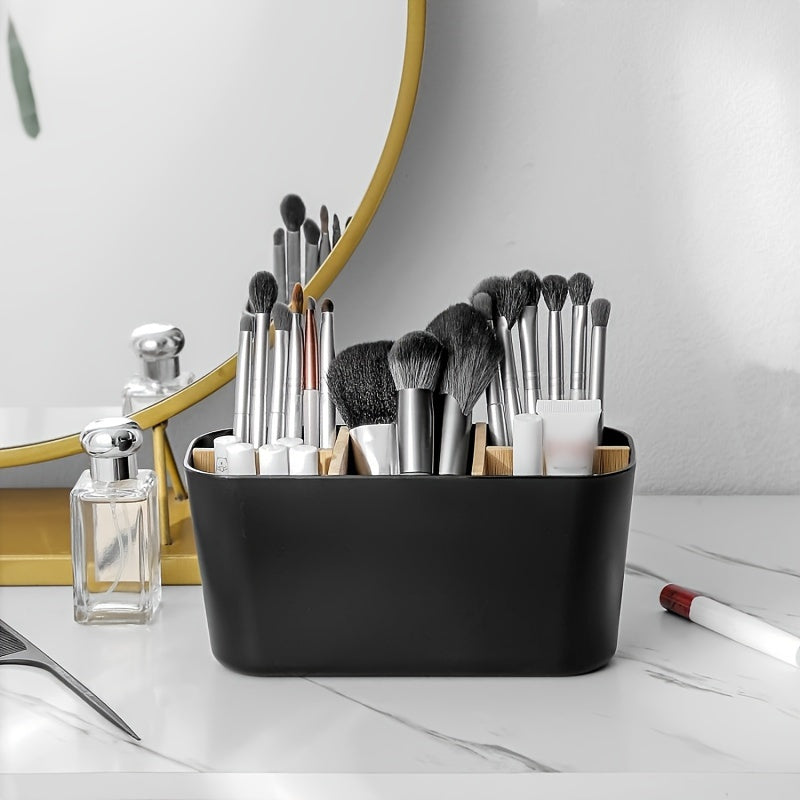 Modern Toothbrush Holder with 5 Compartments – Stylish and Organised for Bathroom Use