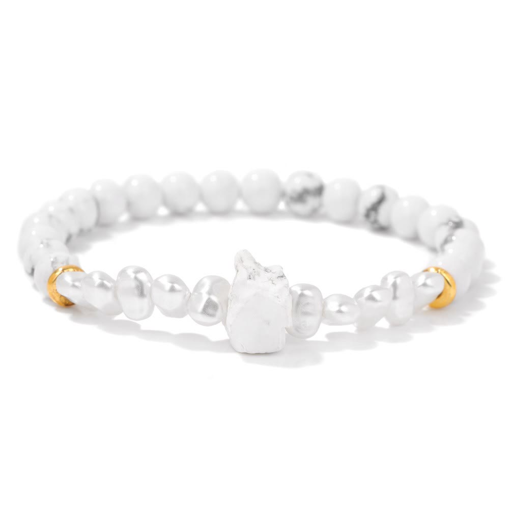 Natural Crystal Bead Bracelet – Eline