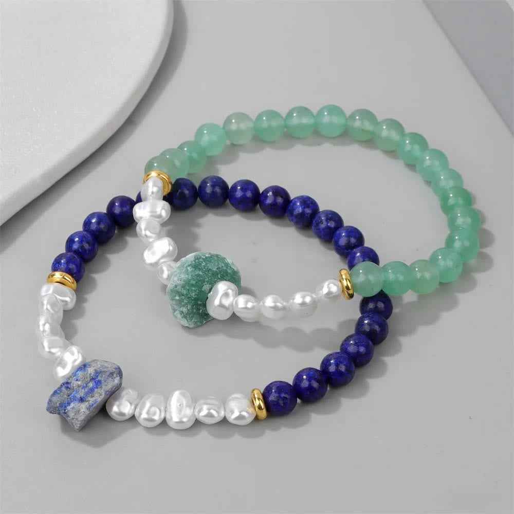 Natural Crystal Bead Bracelet – Eline