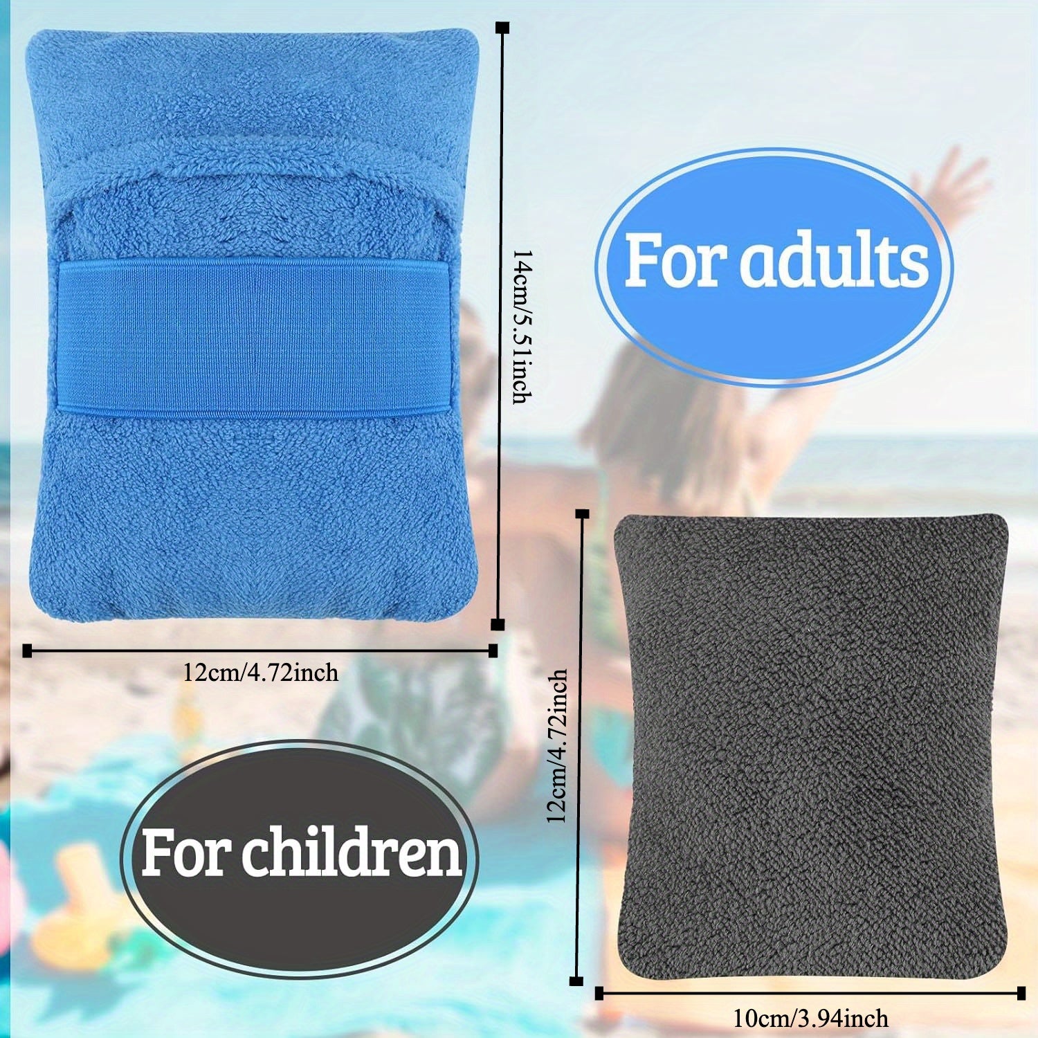 Beach Sand Removal Bag – Quick Sand Removal with Elastic Band for Beach and Holidays