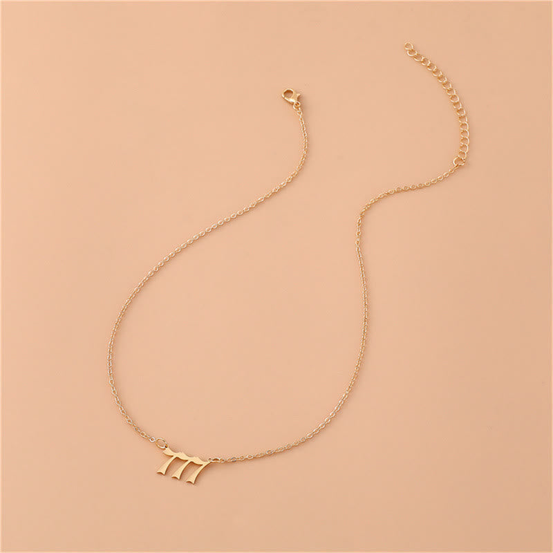 Angel Numbers Necklace in Stainless Steel – Celestia