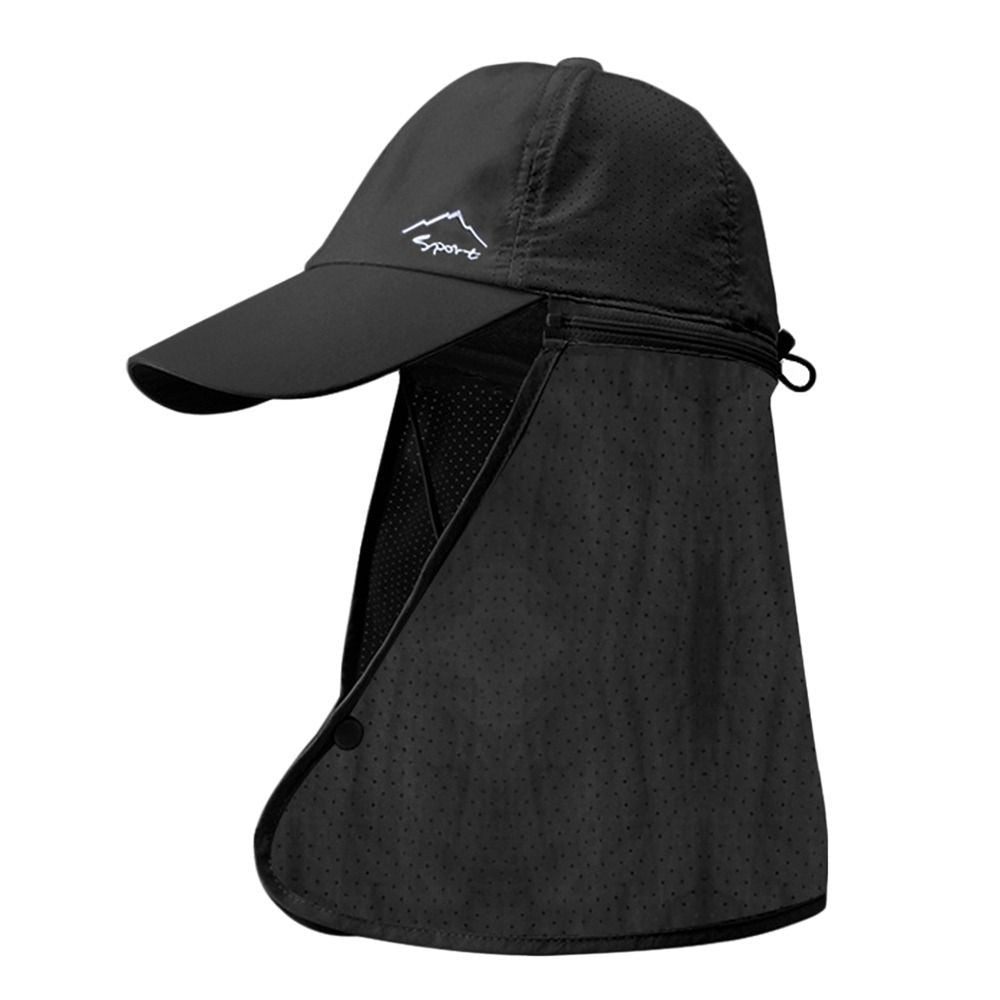 UV-Protective Trucker Hat with Neck Flap - Breathable and Comfortable for Summer Activities