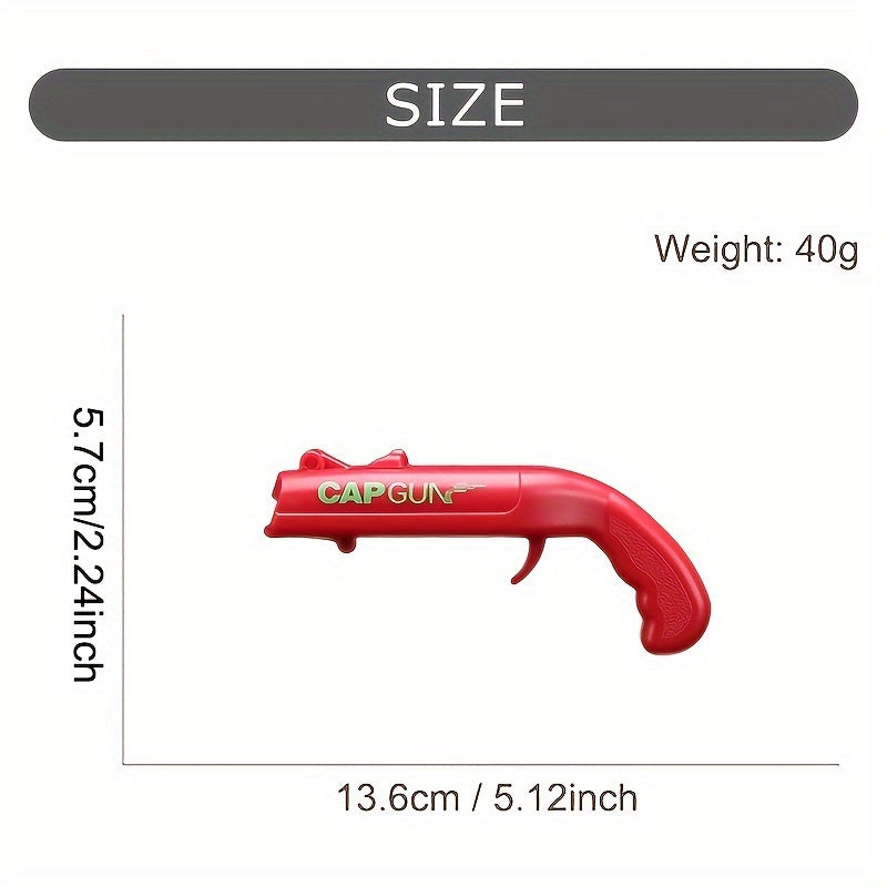 Playful Cap Gun – Creative Pistol with Sound and Light Effects for Parties and Games