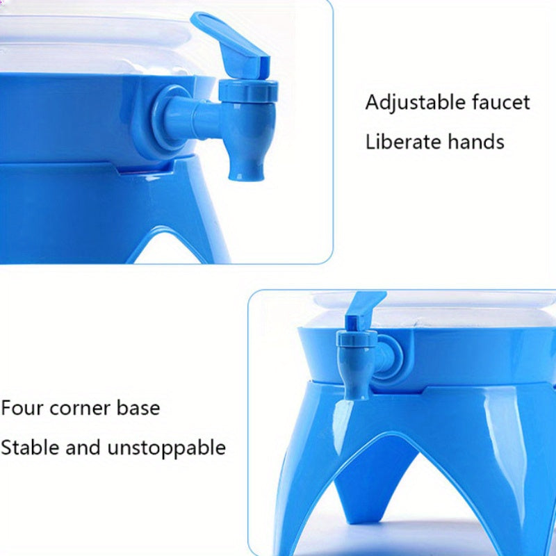 Portable Foldable Water Bucket – 3.5L with Collapsible Tap