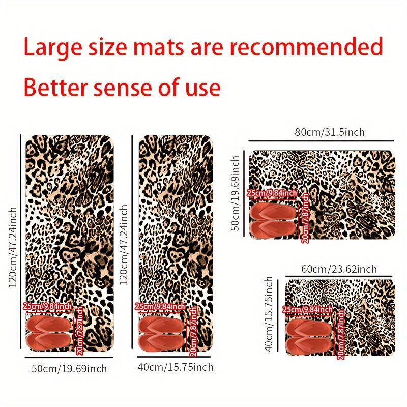 Trendy Animal Print Bath Mat - For Comfort and Style