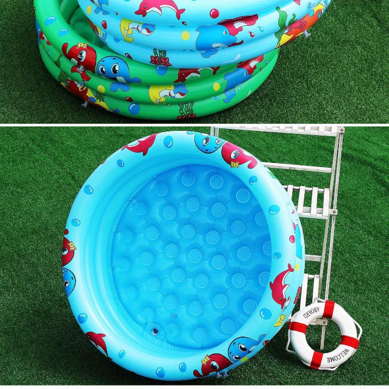 Inflatable Pool for Children - Fun in the Summer Sun