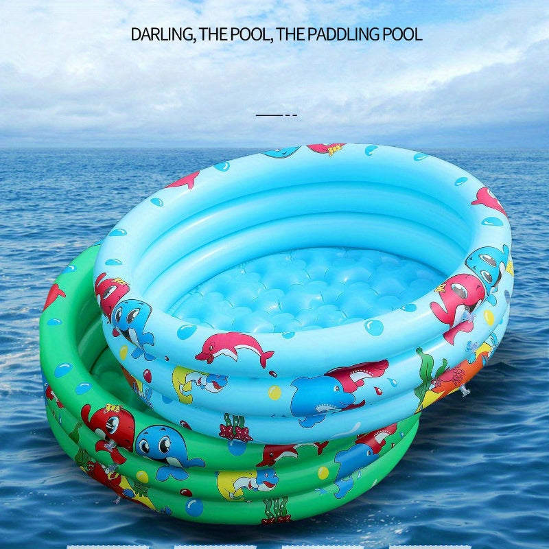 Inflatable Pool for Children - Fun in the Summer Sun