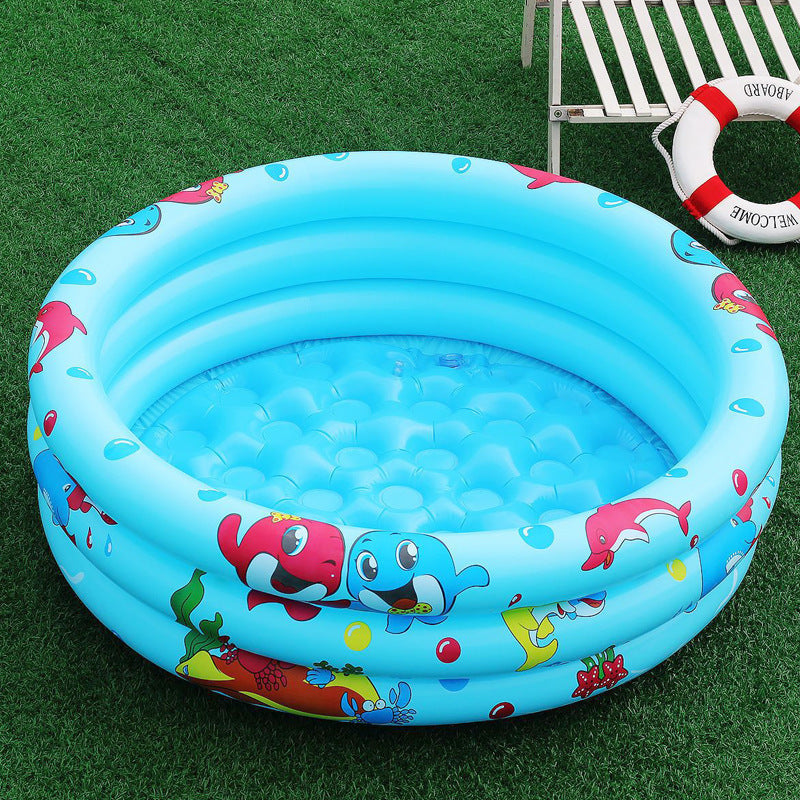 Inflatable Pool for Children - Fun in the Summer Sun