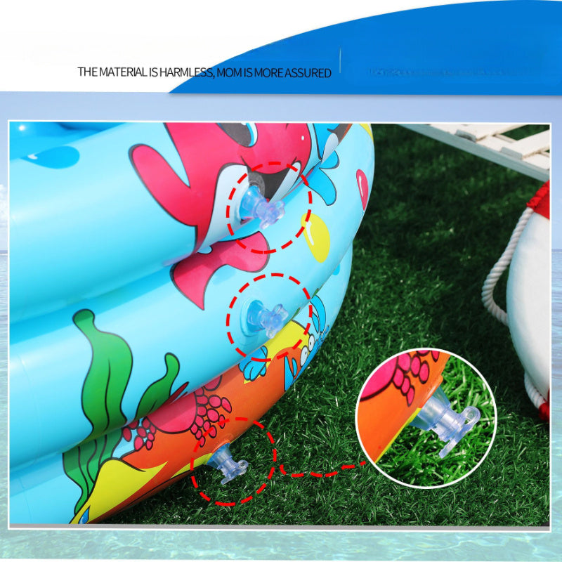 Inflatable Pool for Children - Fun in the Summer Sun
