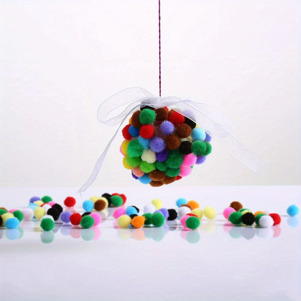 DIY Pom Poms Set – 2000 Pieces for Creative Craft Projects