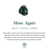 Moss Agate and White Zircon Jewellery Set – Lana