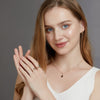 Moss Agate and White Zircon Jewellery Set – Lana