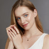Moss Agate and White Zircon Jewellery Set – Lana