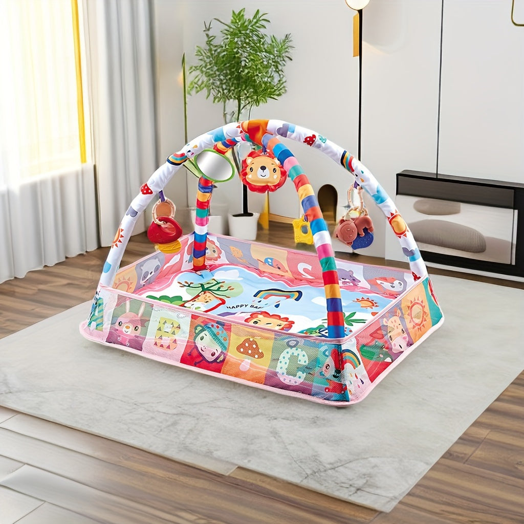 Happy Play Gym - Colourful Play Tent with Accessories for Babies