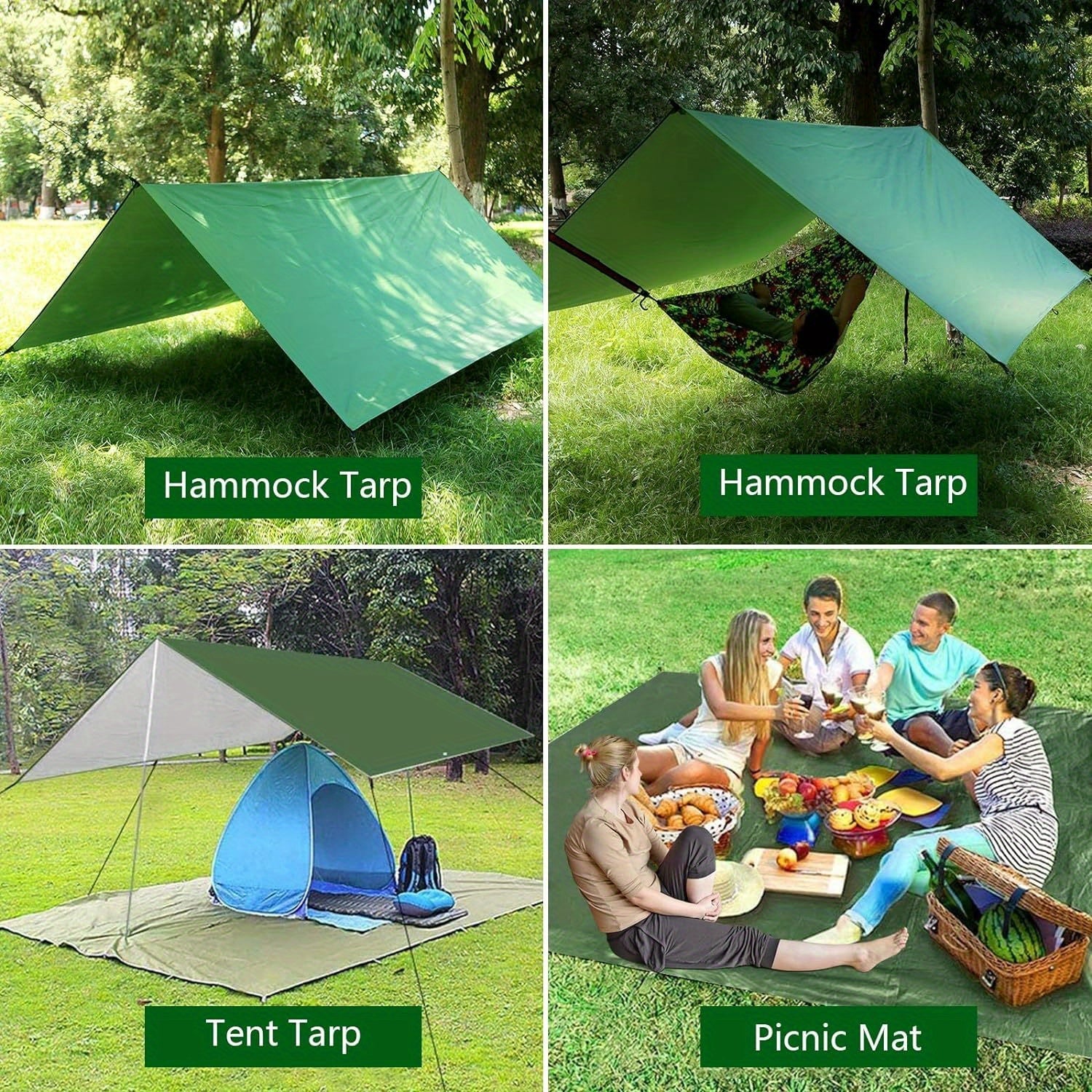 Camping Canopy 3x3 Metres - Waterproof and Windproof
