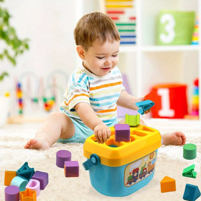 Educational Play Fun with the Colourful Shape Sorter - Discover and Learn Through Play