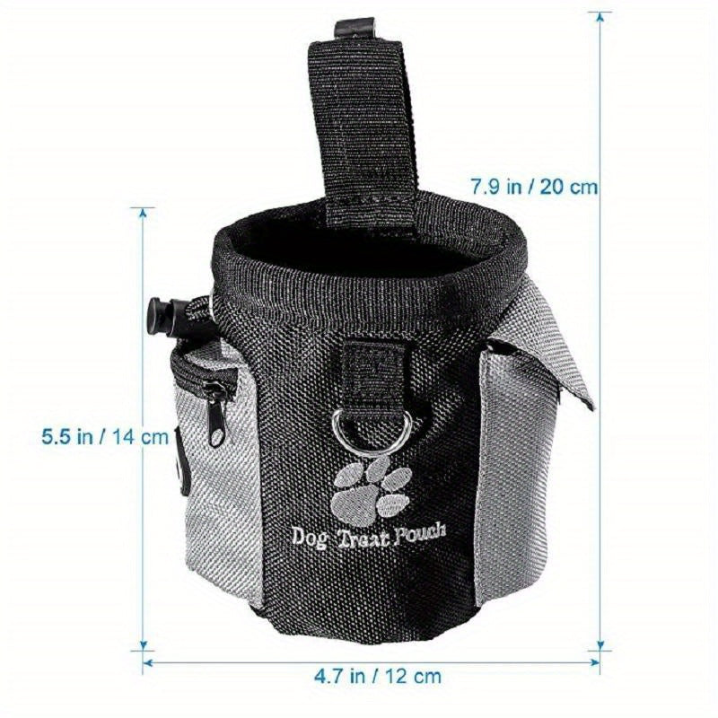 Dog Treat Pouch with Waste Bag Dispenser – Ideal for Training and Walking