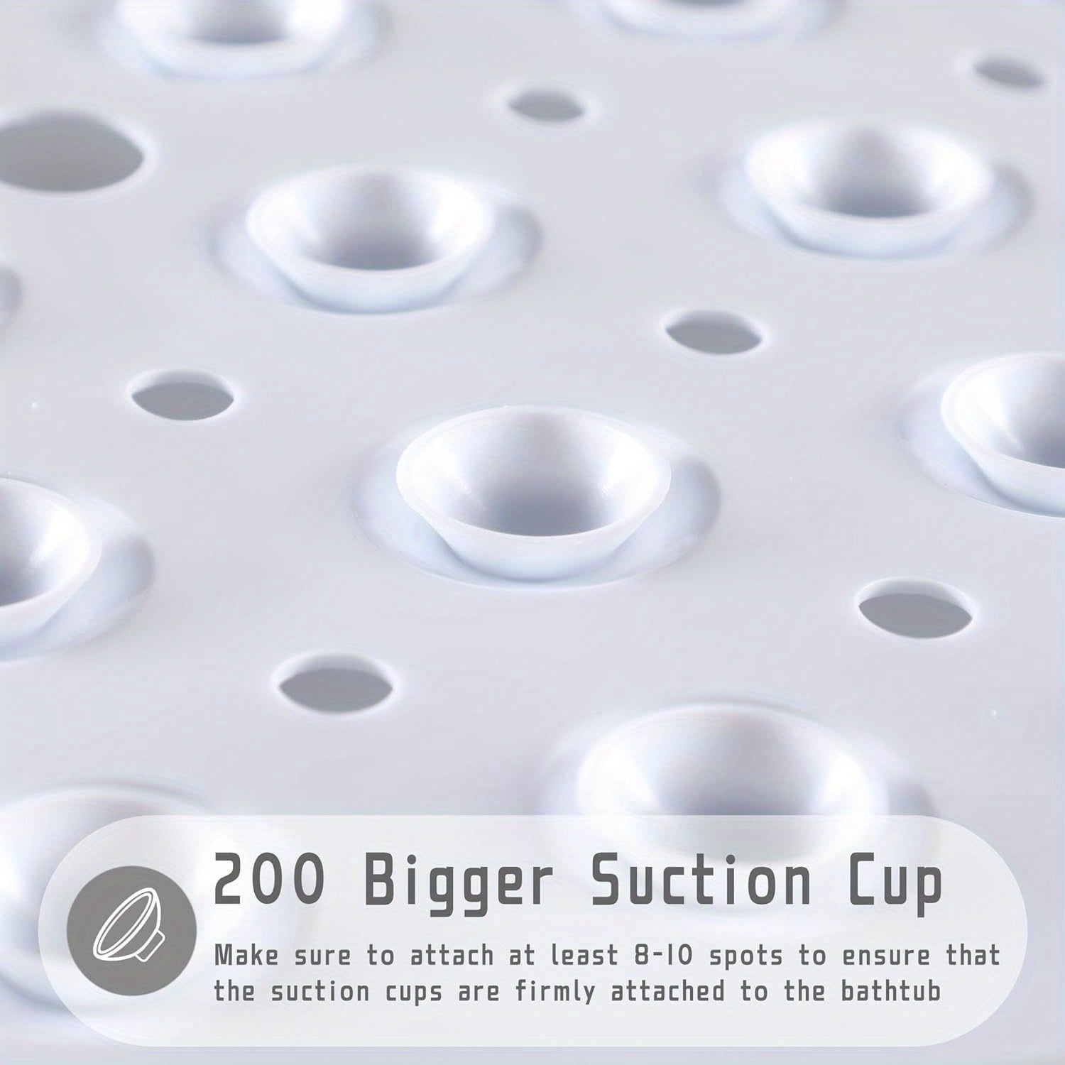 Extra Long Non-Slip Bath Mat - For a Safe Bathing Experience