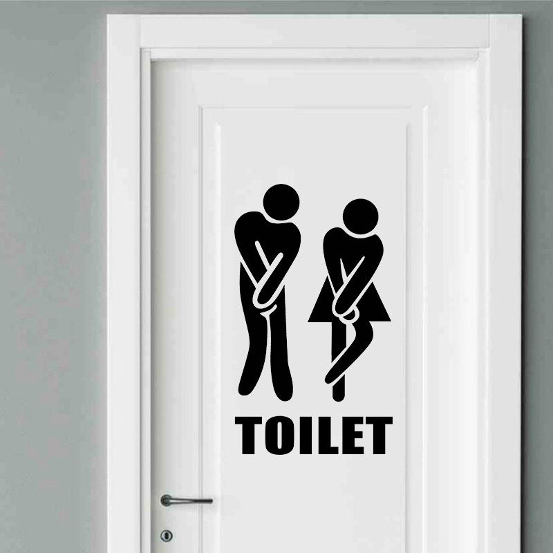 Cheerful Toilet Stickers - For a Creative Bathroom