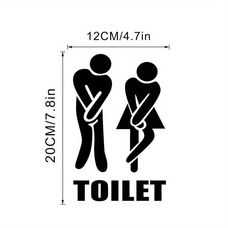 Cheerful Toilet Stickers - For a Creative Bathroom