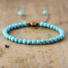 Natural Stone Beads Adjustable Braided Bracelet – Aisha
