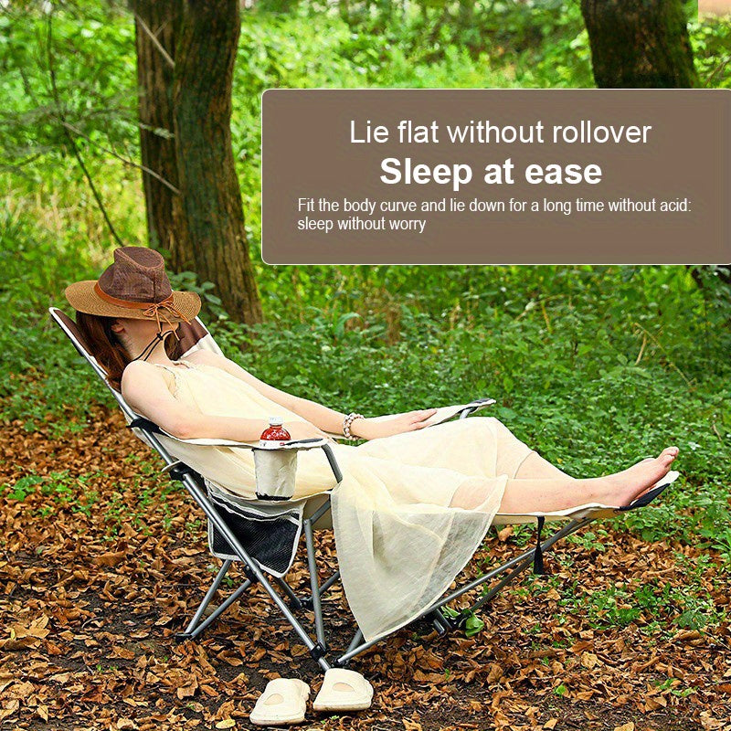 Lightweight Folding Beach Chair – Ideal for Camping, Fishing, and Relaxation