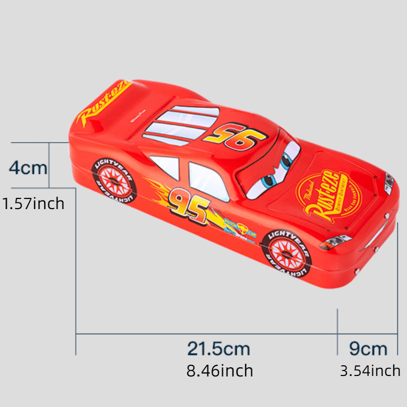 Lightning McQueen Pencil Case - Fun and Organisation for School