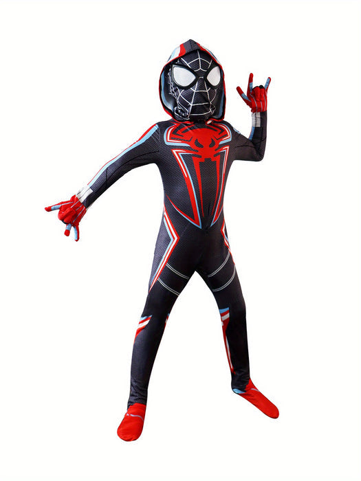 HeroFlex Spider Hero Children's Costume – Perfect for Adventurous Dress-Up Parties