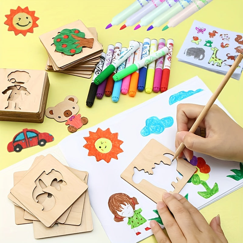 Educational Drawing Templates Set - For Creative Learning