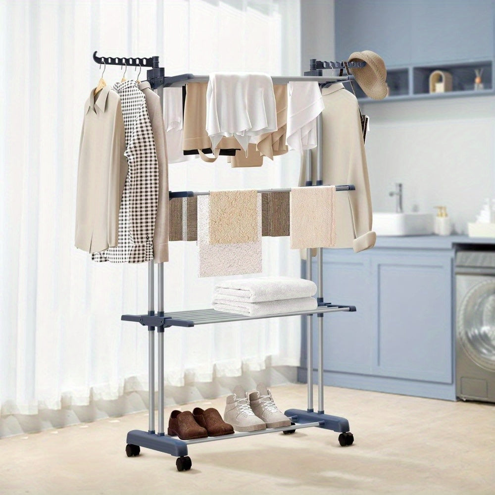 3-Tier Vertical Clothes Dryer – Practical and Compact