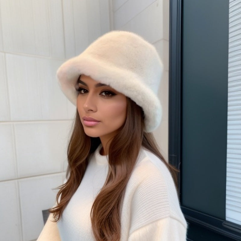 Fleur Winter Hat – Luxury Faux Fur with Ear Protection