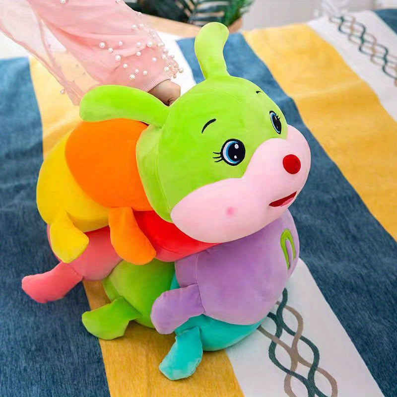 Cheerful Cuddle Caterpillar – For Comfort and Playful Fun