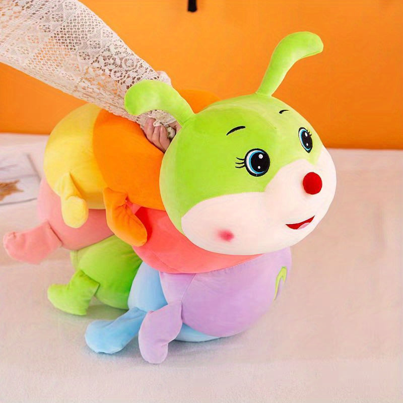 Cheerful Cuddle Caterpillar – For Comfort and Playful Fun