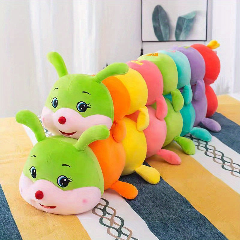 Cheerful Cuddle Caterpillar – For Comfort and Playful Fun
