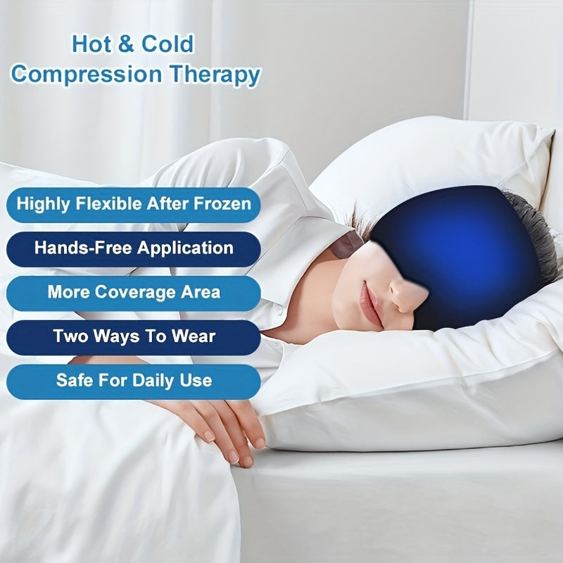 Versatile Gel Ice Compress Cap - Relief for Headaches and Stress