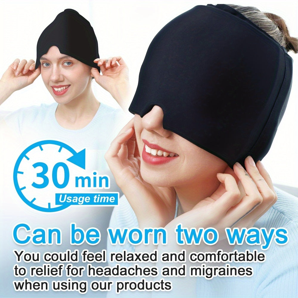 Versatile Gel Ice Compress Cap - Relief for Headaches and Stress