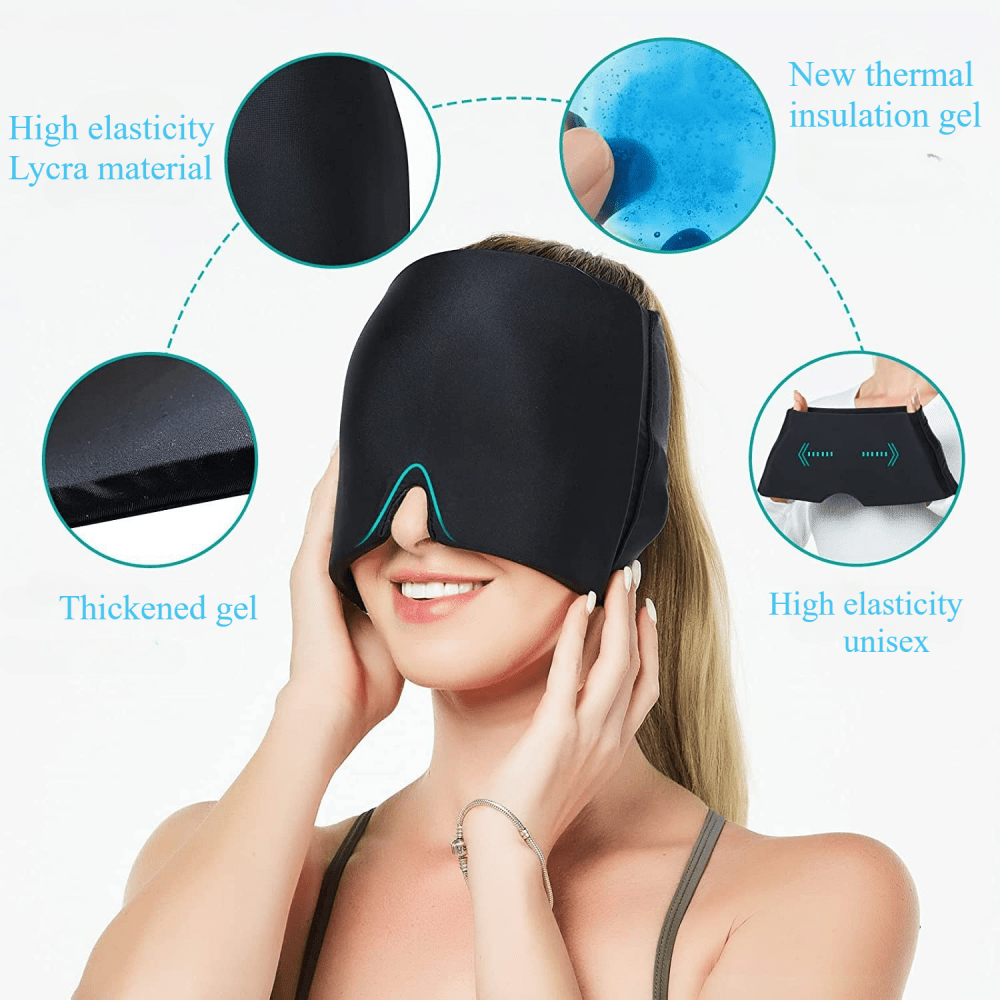Versatile Gel Ice Compress Cap - Relief for Headaches and Stress