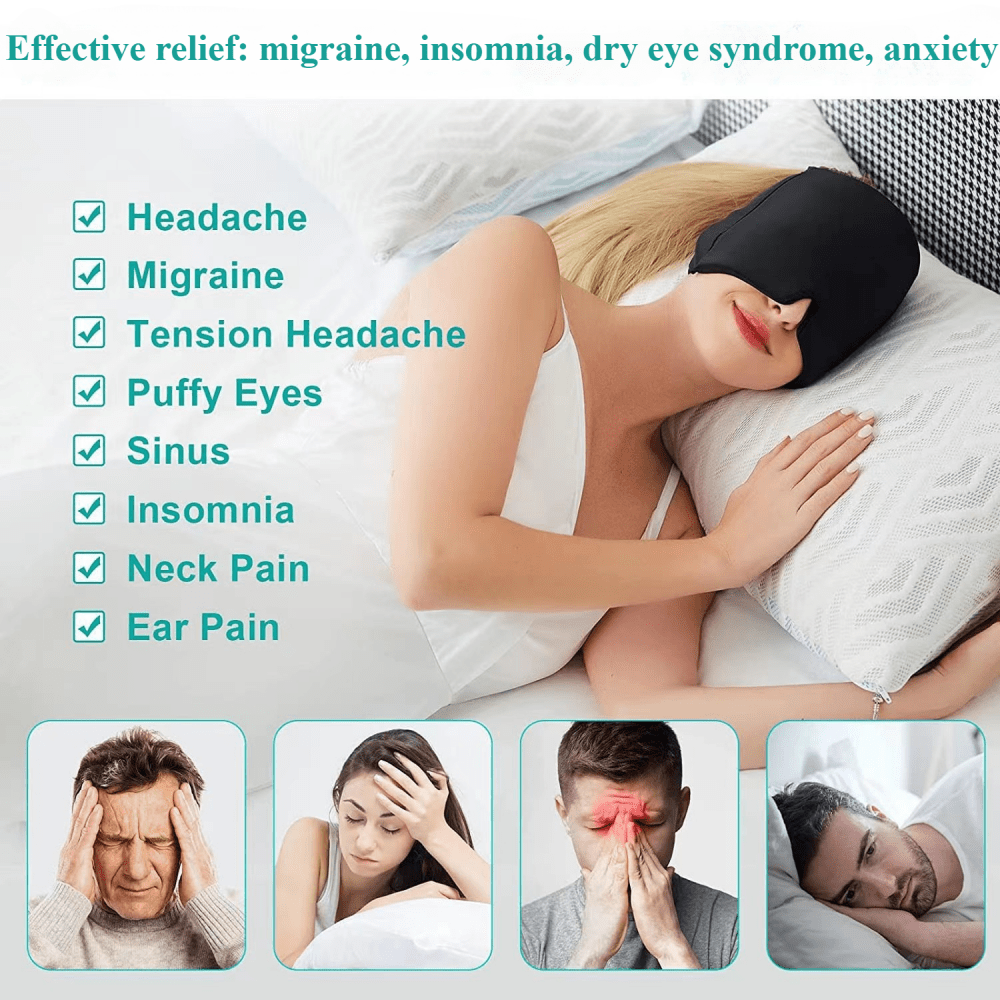 Versatile Gel Ice Compress Cap - Relief for Headaches and Stress